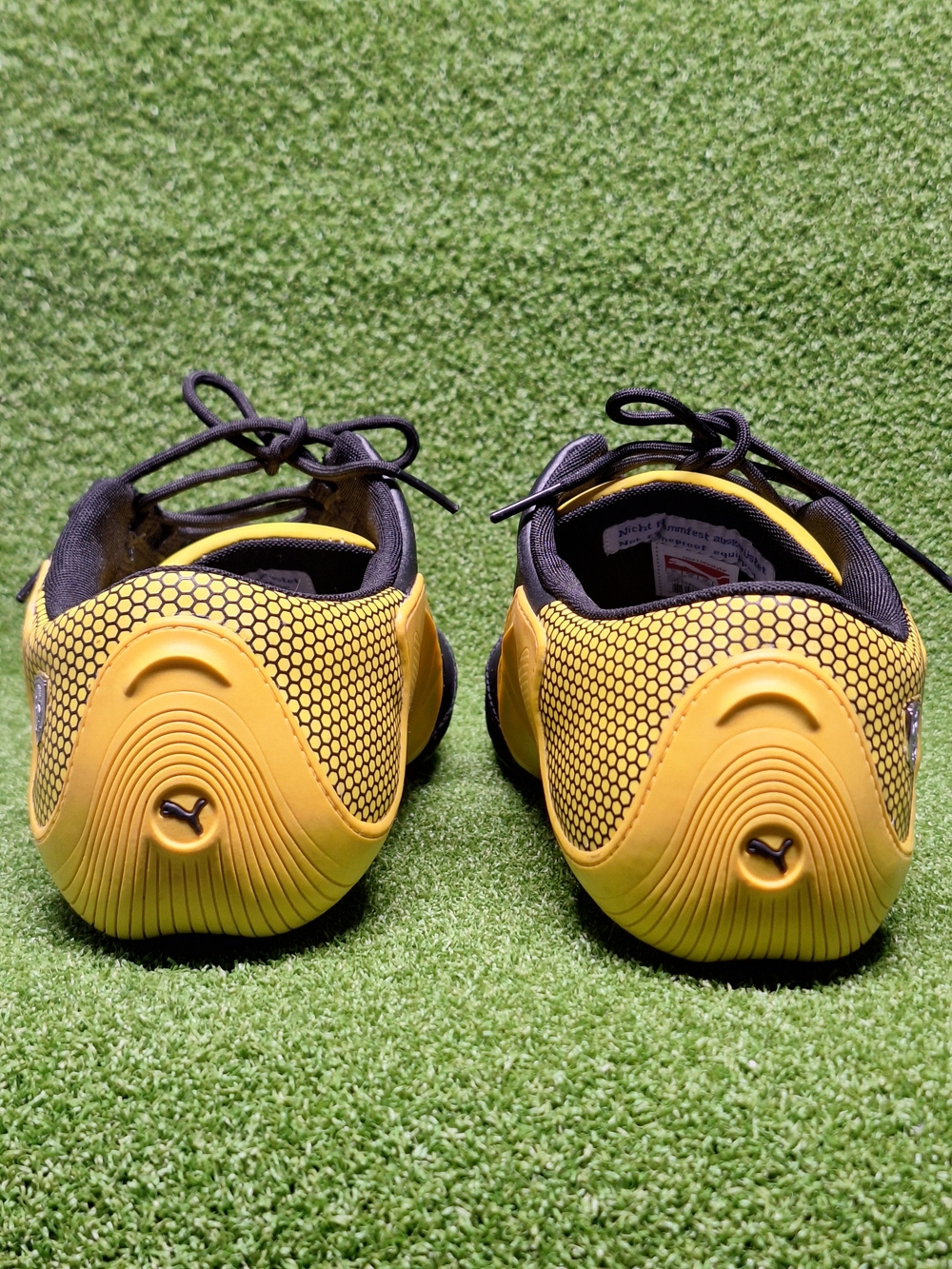 RARE! Puma Ferrari Driving Shoe Siluro SF Yellow & Black - Men's Size 10.5 - Picture 5 of 14